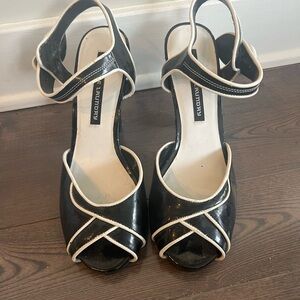 Lanvin Black and White Women's Shoes